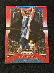 Ben Simmons [Fast Break Prizm Red] Basketball Cards 2019 Panini Prizm Prices