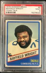 Rayfield Wright [Town Talk] Football Cards 1976 Wonder Bread Prices