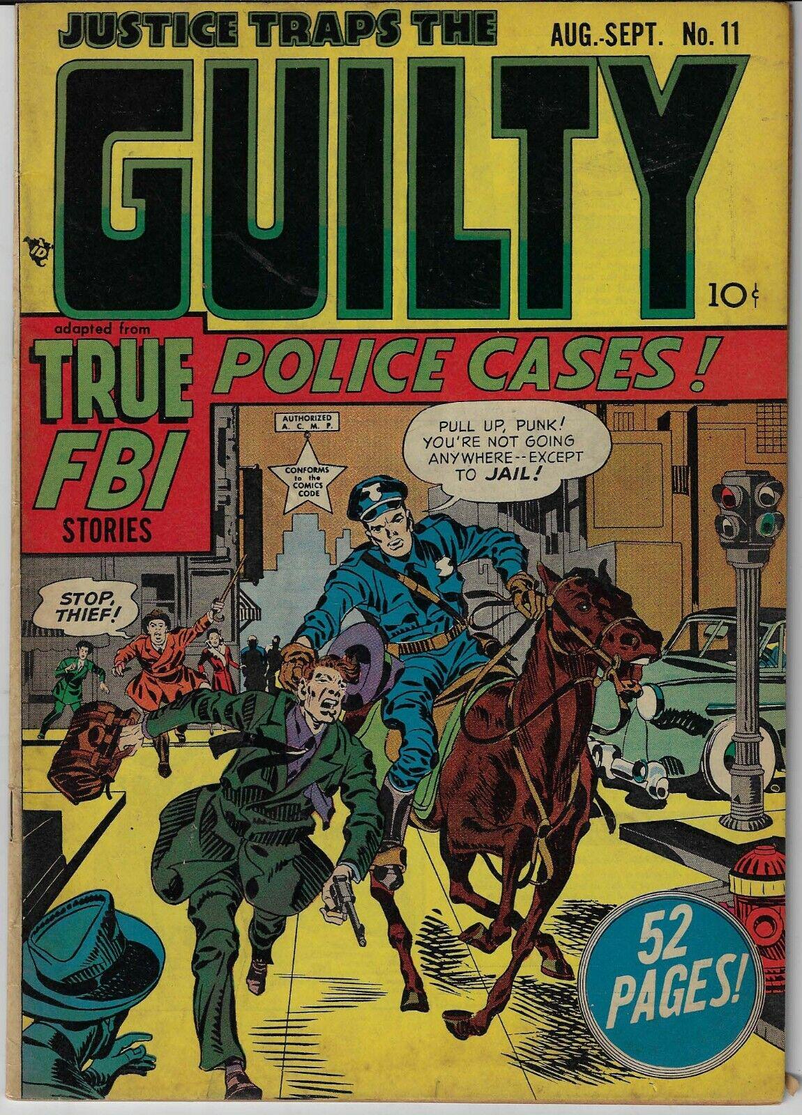 Justice Traps the Guilty #11 (1949) Comic Books Justice Traps the Guilty