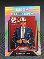 Jabari Smith Jr. [Silver] #7 Basketball Cards 2022 Panini Prizm Luck of the Lottery Prices