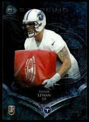 Taylor Lewan [Blue Wave Refractor] #13 Football Cards 2014 Bowman Sterling Prices