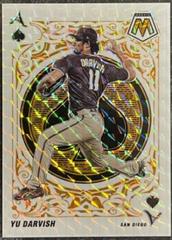 Yu Darvish [Reactive Yellow] Baseball Cards 2022 Panini Mosaic Aces Prices
