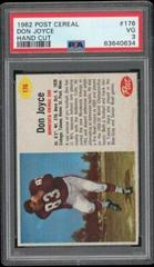 Don Joyce [Hand Cut] #176 Football Cards 1962 Post Cereal Prices