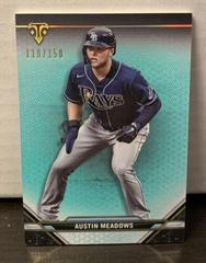 Austin Meadows [Aquamarine] #45 Baseball Cards 2021 Topps Triple Threads Prices