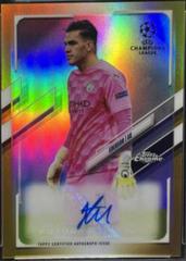 Ederson [Gold Refractor] Soccer Cards 2020 Topps Chrome UEFA Champions League Autographs Prices