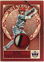 Shohei Ohtani [Purple] #AN-SO Baseball Cards 2022 Panini Diamond Kings Art Nouveau Prices