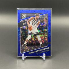 Karl Anthony Towns [Fast Break Blue] #87 Basketball Cards 2021 Panini Donruss Optic Prices