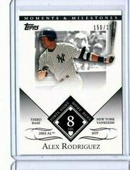 Alex Rodriguez #33 Baseball Cards 2007 Topps Moments & Milestones Prices