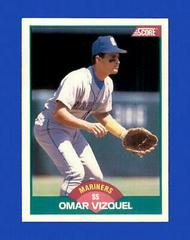Omar Vizquel #105T Baseball Cards 1989 Score Traded Prices
