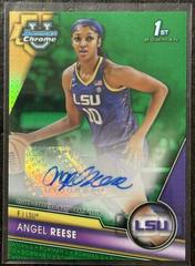 Angel Reese [Green] #BCPA-AR Basketball Cards 2023 Bowman Chrome University Prospects Autographs Prices