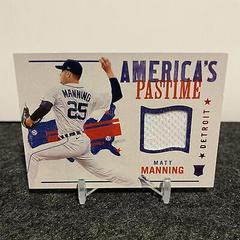Matt Manning Baseball Cards 2022 Panini Chronicles America's Pastime Swatches Prices