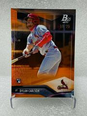 Dylan Carlson [Orange] #86 Baseball Cards 2021 Bowman Platinum Prices