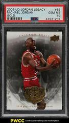 Michael Jordan Gold #59 Basketball Cards 2009 Upper Deck Jordan Legacy Prices