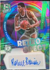 Robert Parish [Marble] Basketball Cards 2021 Panini Spectra RetroSpect Autographs Prices
