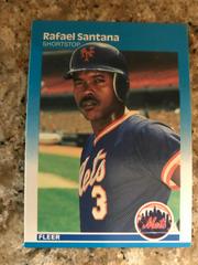 Rafael Santana #21 Baseball Cards 1987 Fleer Prices