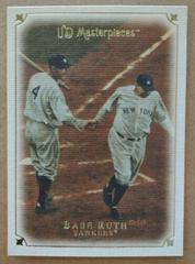Babe Ruth #1 Baseball Cards 2007 Upper Deck Masterpieces Prices