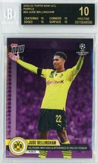 Jude Bellingham [Purple] Soccer Cards 2022 Topps Now UEFA Champions League Prices