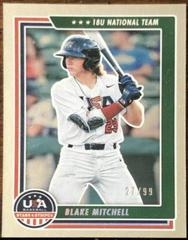 Blake Mitchell Baseball Cards 2022 Panini Stars & Stripes USA Prices
