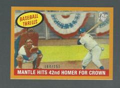 Mickey Mantle #19 Baseball Cards 2021 Topps x Mickey Mantle Prices