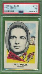 Fred Oblak Football Cards 1961 NU Card Prices