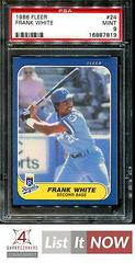 Frank White #24 Baseball Cards 1986 Fleer Prices