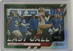 Ambry Thomas [Spectrum Green] #LC-19 Football Cards 2022 Panini Absolute Last Call Prices