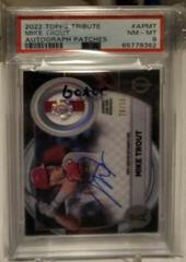 Mike Trout #AP-MT Baseball Cards 2022 Topps Tribute Autograph Patches Prices