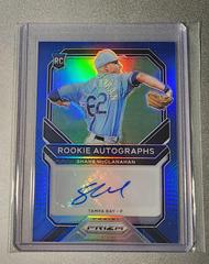 Shane McClanahan [Carolina Blue Prizm] #RA-SM Baseball Cards 2021 Panini Prizm Rookie Autographs Prices