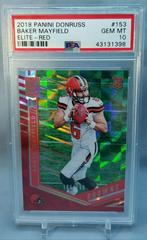 Baker Mayfield [Red] #153 Football Cards 2018 Donruss Elite Prices