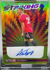 Antony #S-A1 Soccer Cards 2022 Leaf Vivid Striking Autographs Prices