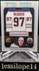 Connor McDavid #F-MC Hockey Cards 2021 SP Game Used Frameworks Prices
