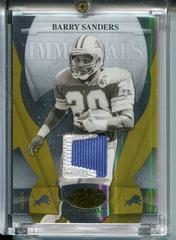 Barry Sanders [Mirror Gold Material] #254 Football Cards 2008 Leaf Certified Materials Prices