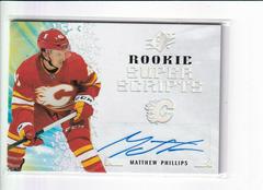 Matthew Phillips #SPXR-MP Hockey Cards 2021 SPx Rookie Signatures Prices