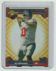 Eli Manning [Gold Refractor] #10 Football Cards 2013 Topps Finest Prices