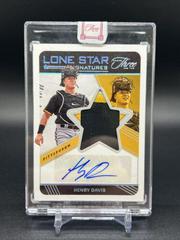 Henry Davis [Silver] #LSS-HD Baseball Cards 2022 Panini Three and Two Lone Star Signatures Prices