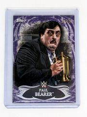 Paul Bearer [Purple] Wrestling Cards 2015 Topps WWE Undisputed Prices