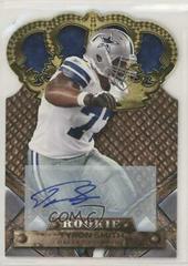 Tyron Smith [Autograph Gold] Football Cards 2011 Panini Crown Royale Prices