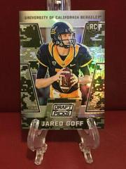 Jared Goff [Camo Prizm] Football Cards 2016 Panini Prizm Draft Picks Prices