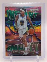 Moses Moody [Green Prizm] Basketball Cards 2021 Panini Prizm Instant Impact Prices