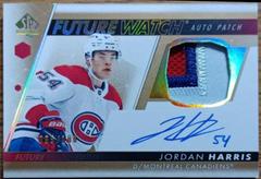 Jordan Harris #FWAP-JH Hockey Cards 2022 SP Authentic Future Watch Autograph Patch Prices