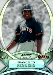 Francisco Peguero [Gold Refractor] #FPE Baseball Cards 2010 Bowman Sterling Prospects Prices