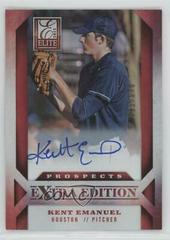 Kent Emanuel [Signature] Baseball Cards 2013 Panini Elite Extra Edition Prices