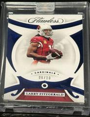 Larry Fitzgerald [Sapphire] #3 Football Cards 2020 Panini Flawless Prices