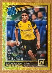 Achraf Hakimi [Press Proof Gold] #181 Soccer Cards 2018 Panini Donruss Prices