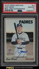 Luis Urias Baseball Cards 2019 Topps Heritage Real One Autographs Prices