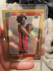 Jalen Green [Gold] #159 Basketball Cards 2021 Panini Donruss Optic Prices