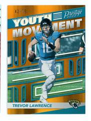 Trevor Lawrence [Orange] #YM-6 Football Cards 2022 Panini Prestige Youth Movement Prices