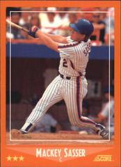 Mackey Sasser [Glossy] #30T Baseball Cards 1988 Score Traded Prices
