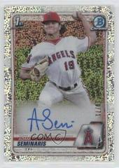 Adam Seminaris [Sparkle Refractor] #CDA-ASE Baseball Cards 2020 Bowman Draft Picks Chrome Autographs Prices
