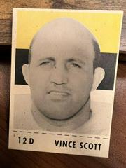 Vince Scott Football Cards 1956 Shredded Wheat Prices